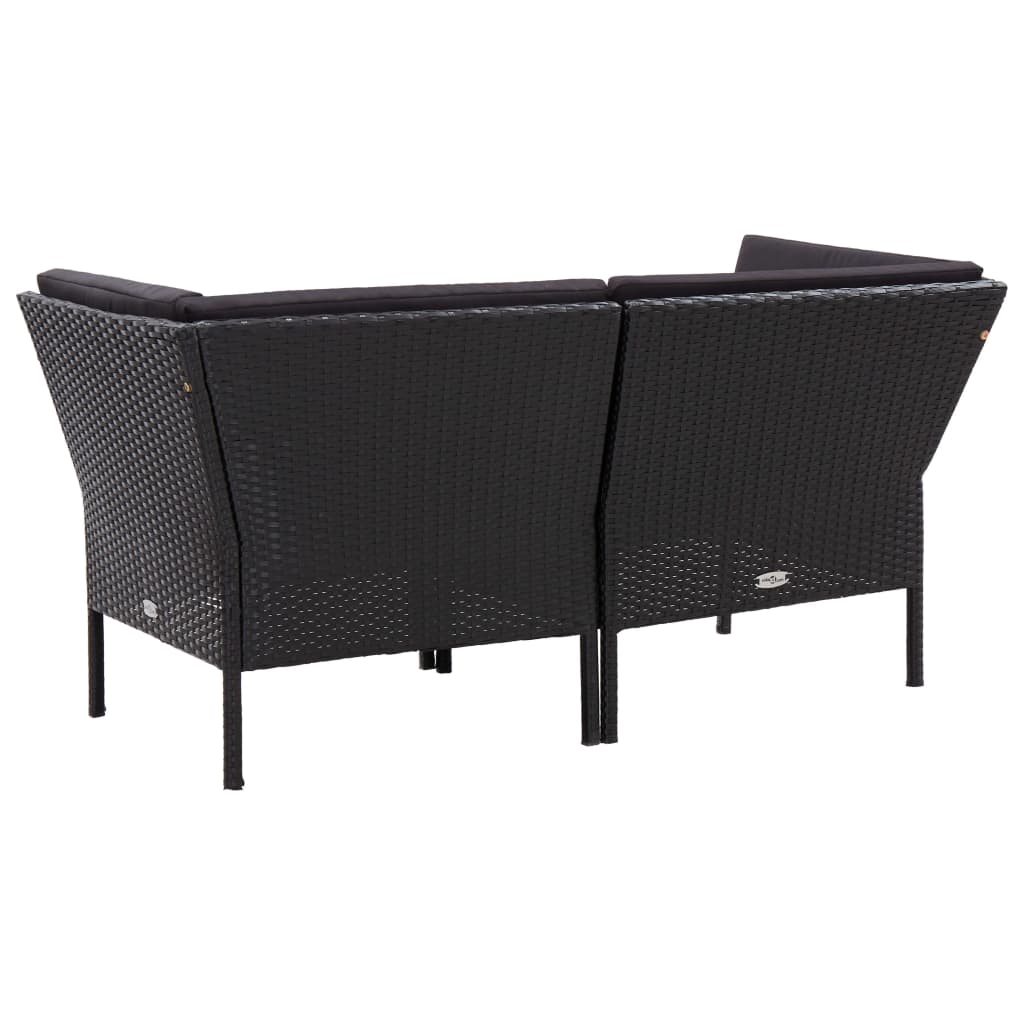 8-piece-patio-lounge-set-with-cushions-poly-rattan-black At Willow and Wine USA!