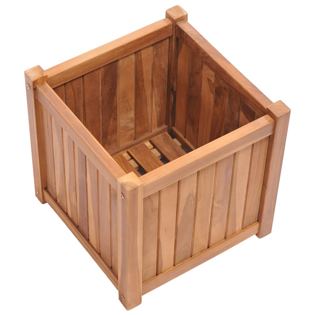 raised-bed-15-7-x15-7-x15-7-solid-wood-teak At Willow and Wine USA!