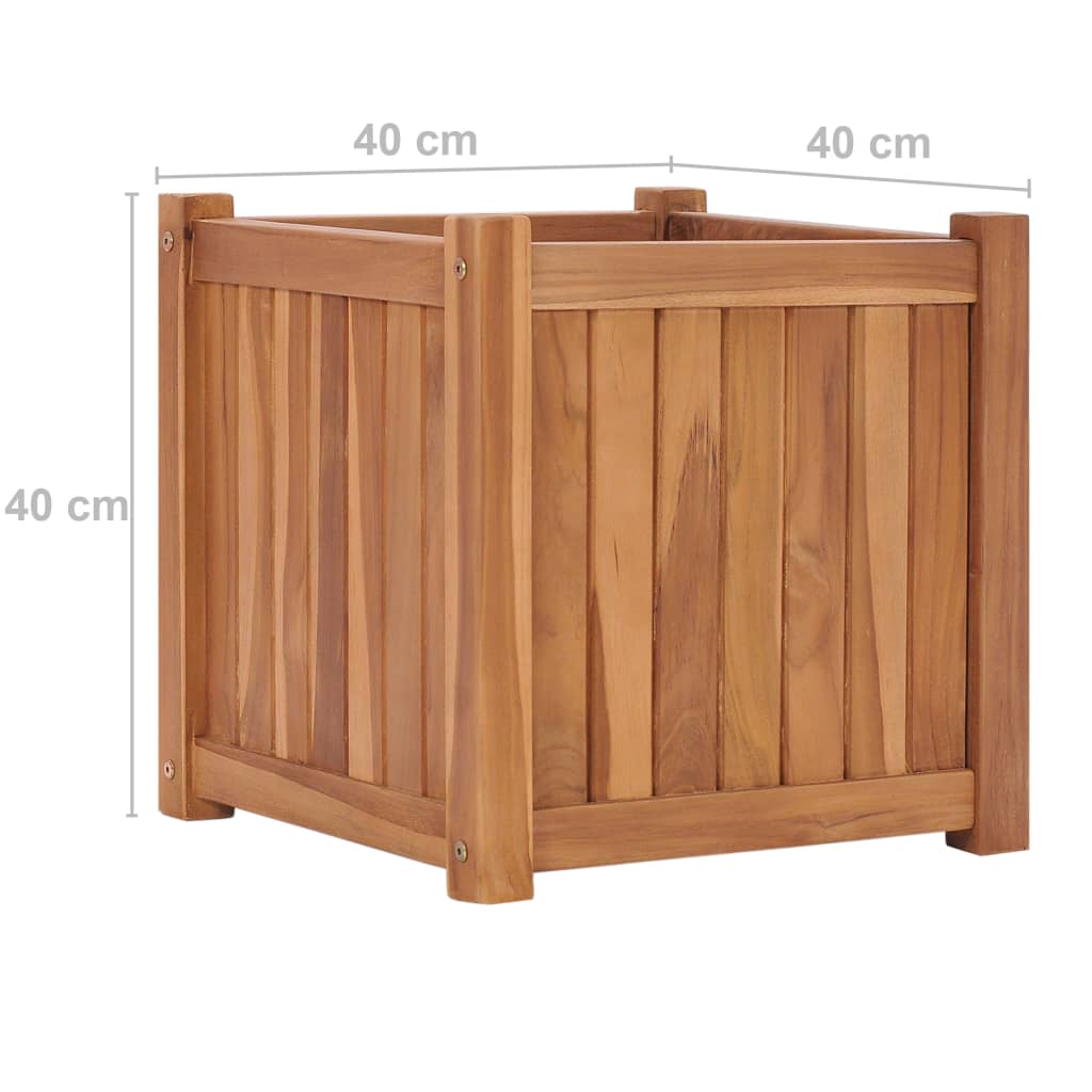 raised-bed-15-7-x15-7-x15-7-solid-wood-teak At Willow and Wine USA!