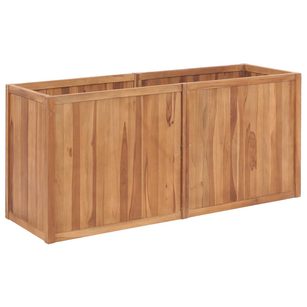 raised-bed-15-7-x15-7-x15-7-solid-wood-teak At Willow and Wine USA!