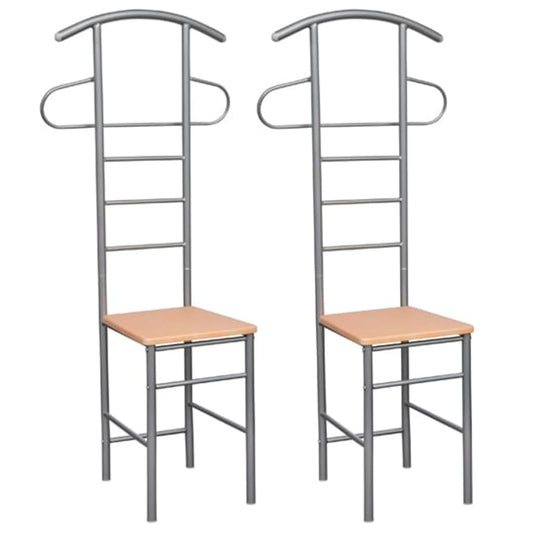 gentleman-s-valet-chairs-2-pcs-metal-817949 At Willow and Wine USA!