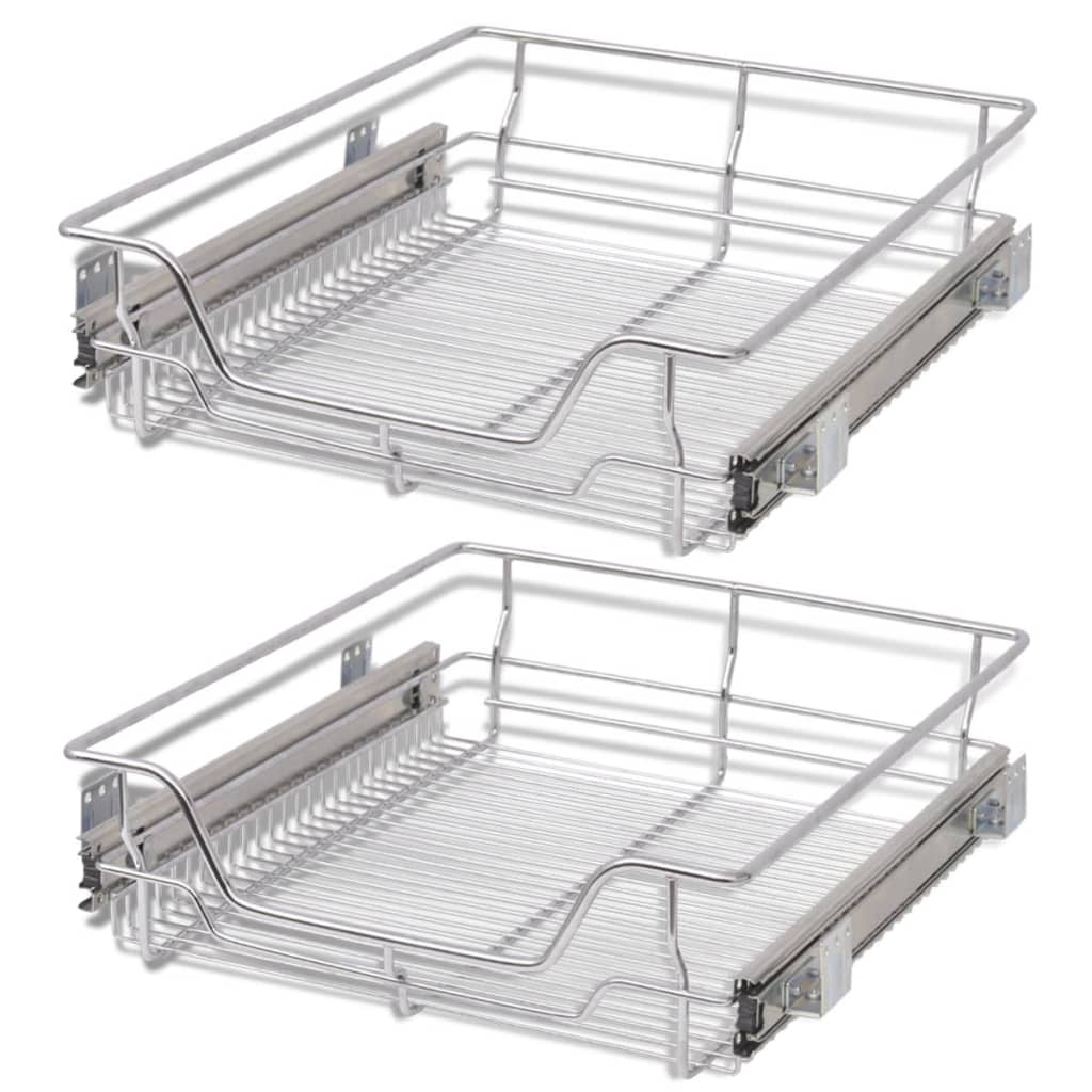 pull-out-wire-baskets-2-pcs-silver-19-7 At Willow and Wine USA!