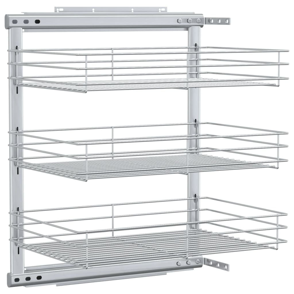 3-tier-pull-out-kitchen-wire-basket-silver-18-5-x13-8-x22 At Willow and Wine USA!