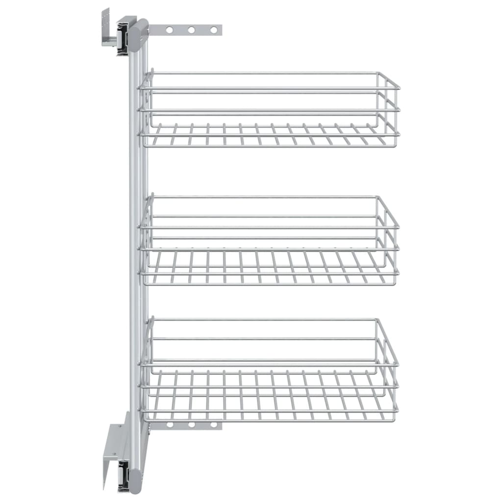 3-tier-pull-out-kitchen-wire-basket-silver-18-5-x13-8-x22 At Willow and Wine USA!