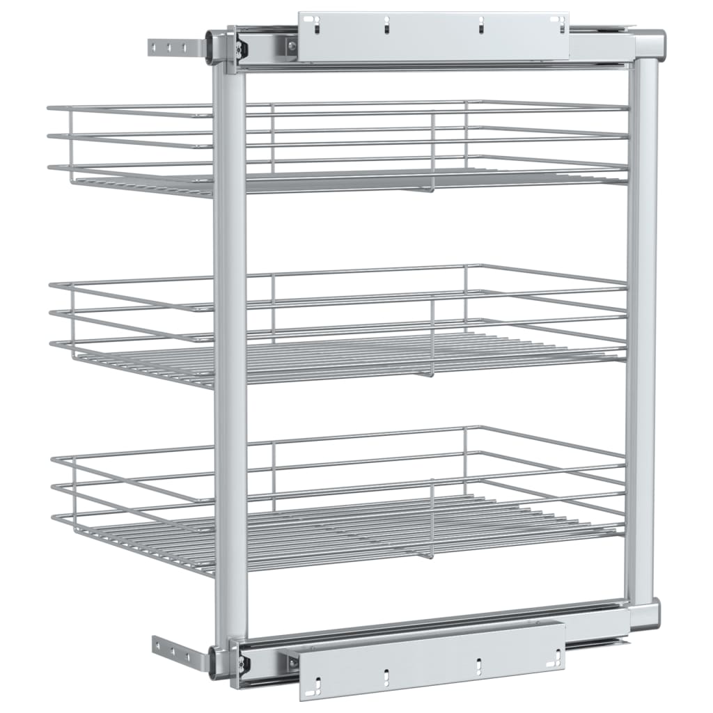 3-tier-pull-out-kitchen-wire-basket-silver-18-5-x13-8-x22 At Willow and Wine USA!