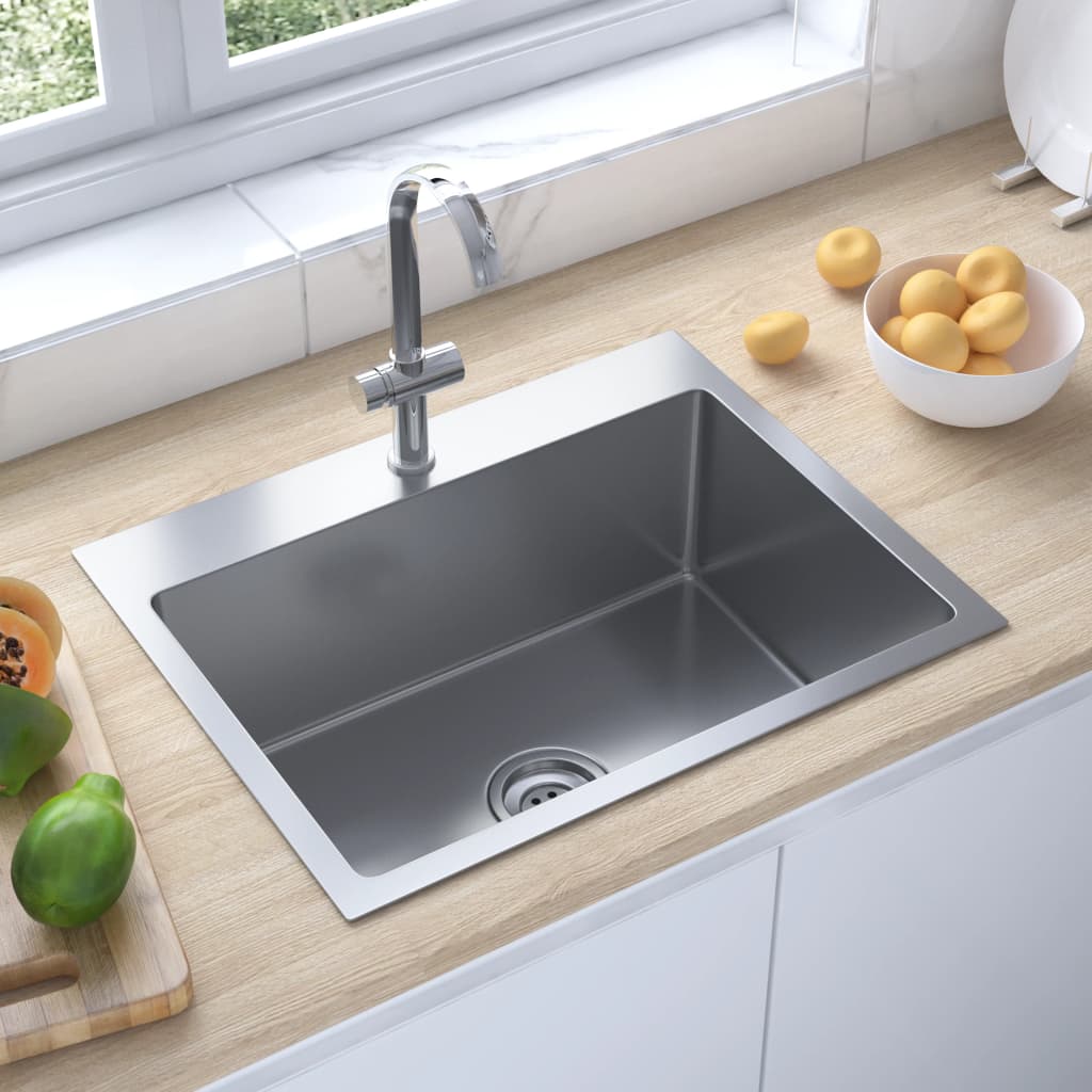 handmade-kitchen-sink-black-stainless-steel At Willow and Wine USA!