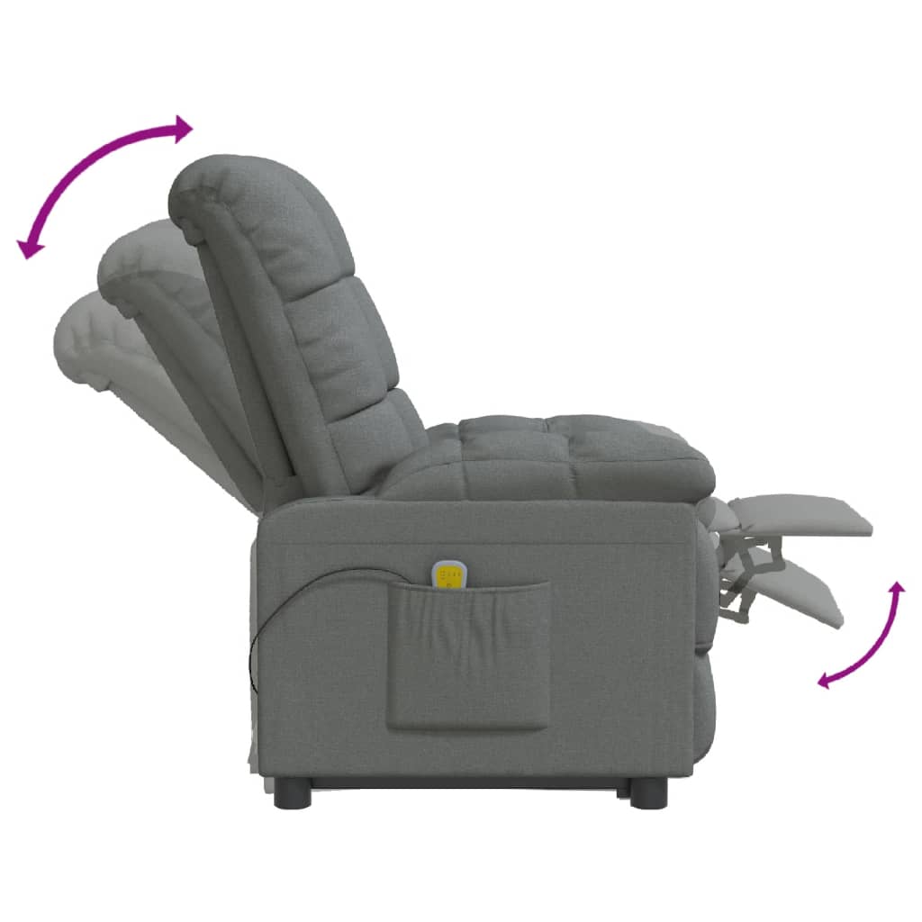 massage-chair-dark-gray-fabric At Willow and Wine USA!