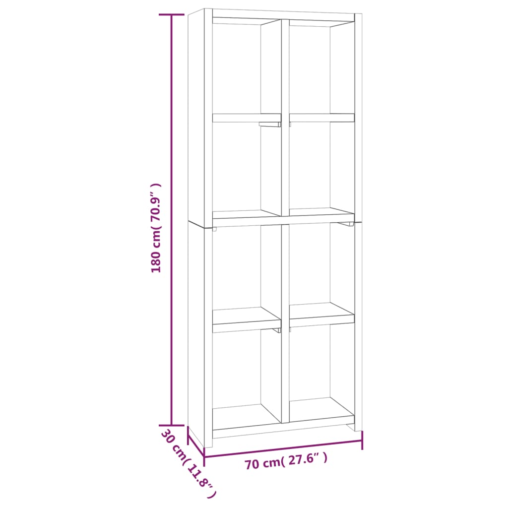 book-cabinet-27-6-x11-8-x70-9-solid-wood-teak At Willow and Wine USA!