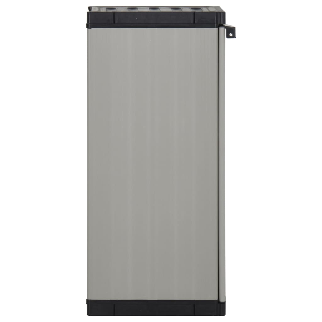 garden-storage-cabinet-with-1-shelf-gray-and-black-13-8-x15-7-x33-5 At Willow and Wine USA!