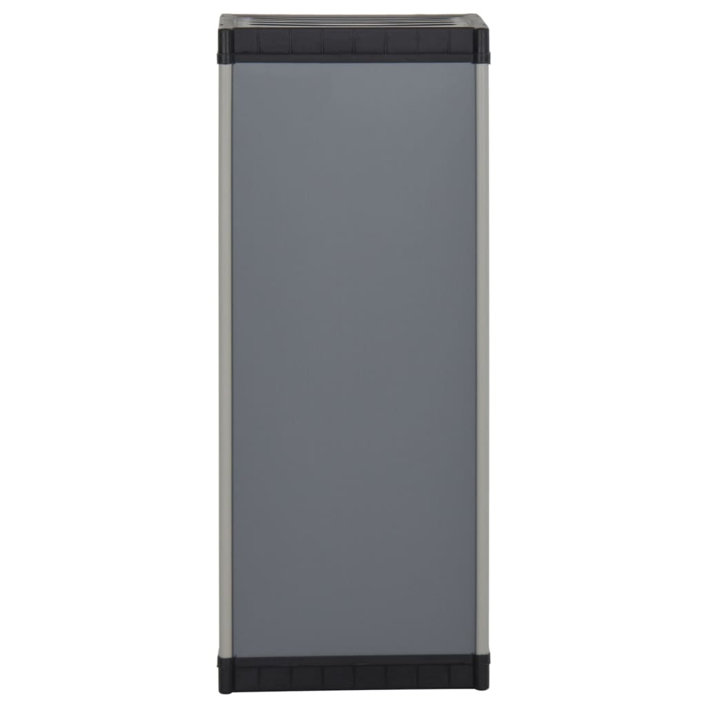 garden-storage-cabinet-with-1-shelf-gray-and-black-13-8-x15-7-x33-5 At Willow and Wine USA!