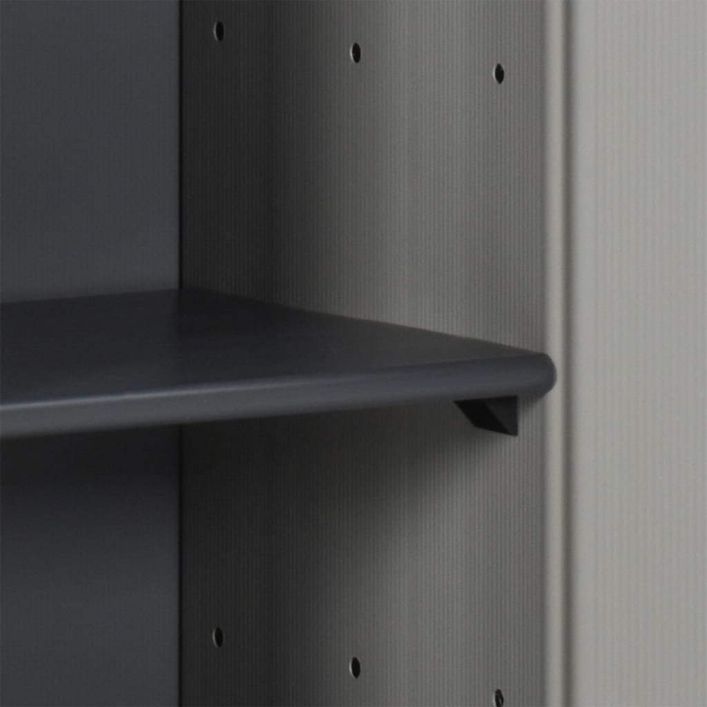 garden-storage-cabinet-with-1-shelf-gray-and-black-13-8-x15-7-x33-5 At Willow and Wine USA!