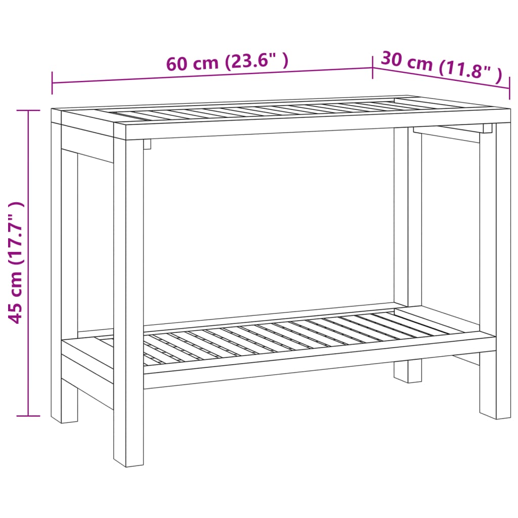 bathroom-side-table-23-6-x11-8-x17-7-solid-wood-teak-1 At Willow and Wine USA!