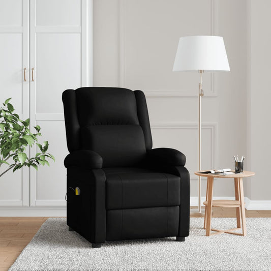 massage-chair-black-faux-leather-2 At Willow and Wine USA!