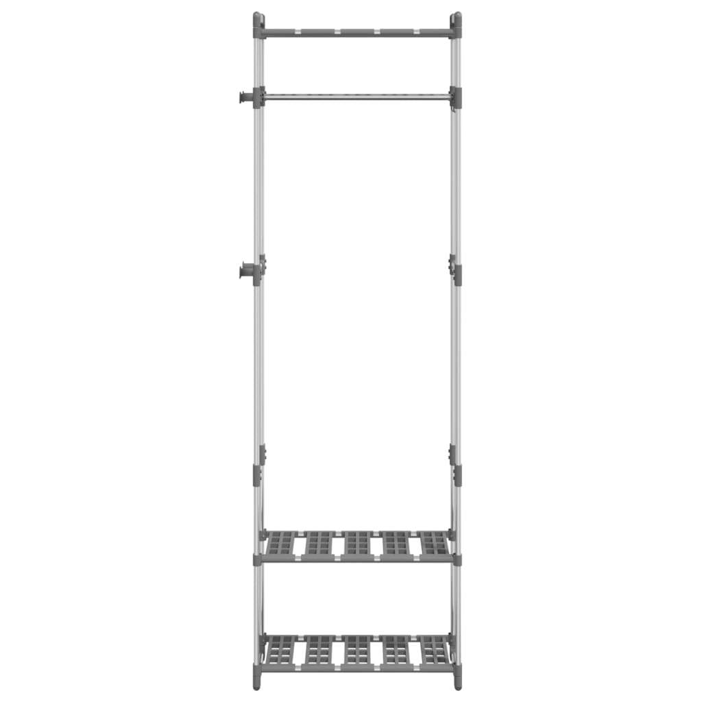 3-tier-clothes-rack-silver-23-2-x11-4-x75-6-aluminum-841959 At Willow and Wine USA!