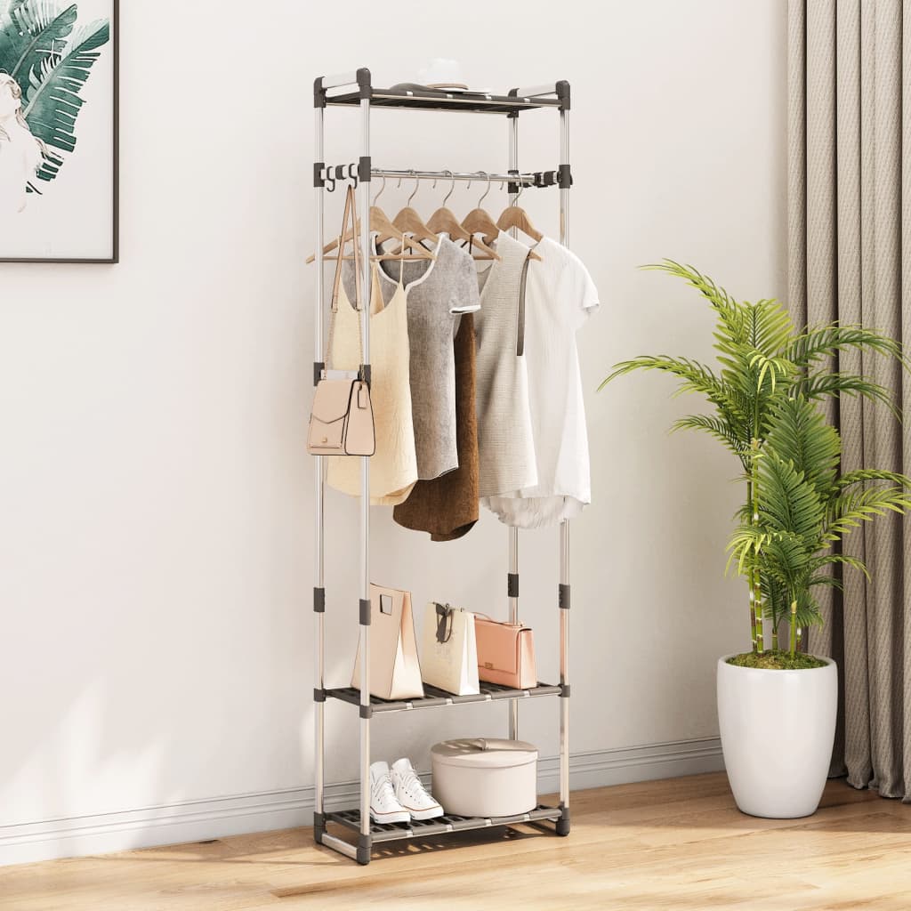 3-tier-clothes-rack-silver-23-2-x11-4-x75-6-aluminum-841959 At Willow and Wine USA!