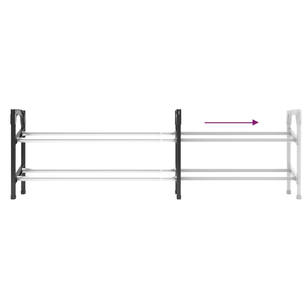 extendable-shoe-rack-with-2-shelves-46-9-x9-4-x14-6-841955 At Willow and Wine USA!