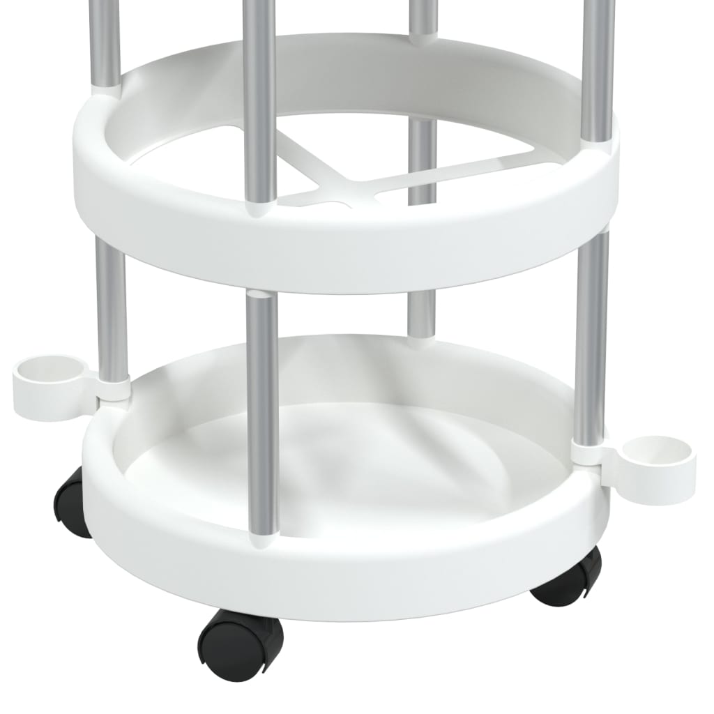 cleaning-trolley-with-storage-basket-aluminum-817931 At Willow and Wine USA!