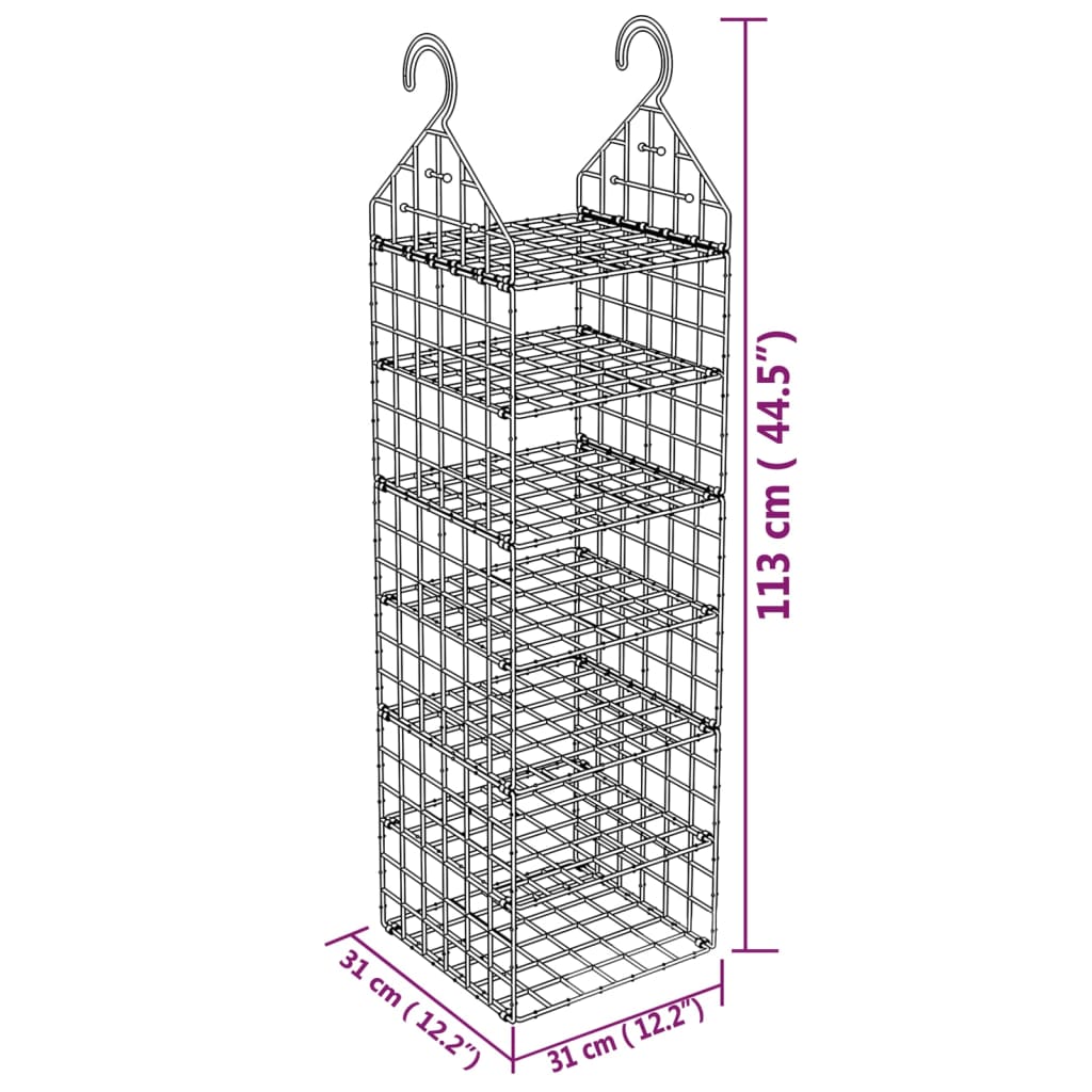 hanging-closet-organizer-with-7-shelves-817930 At Willow and Wine USA!