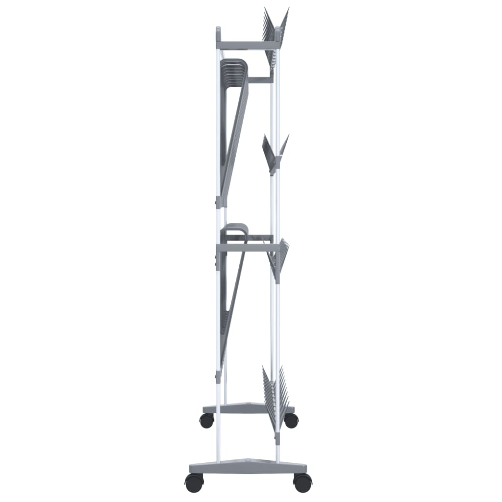 shoe-rack-with-wheels-silver-35-x10-6-x47-2-817928 At Willow and Wine USA!