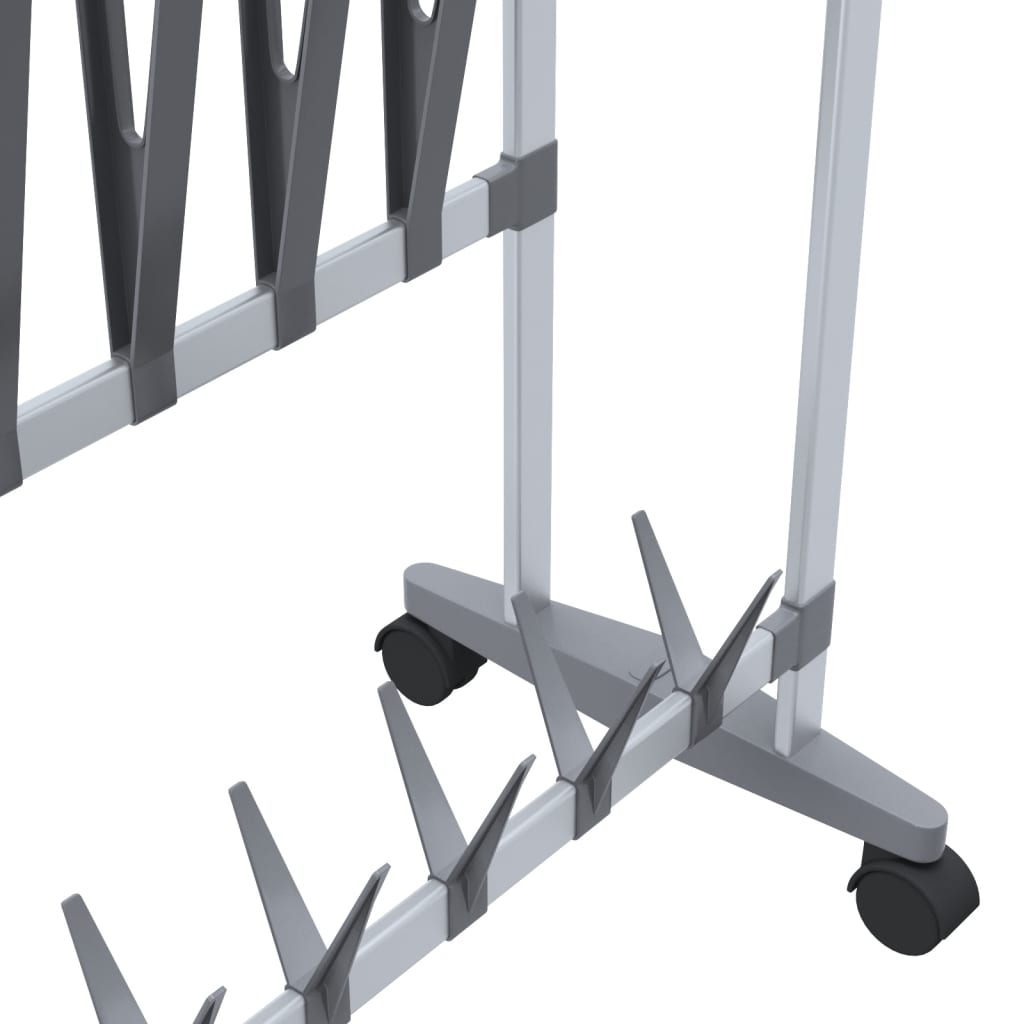 shoe-rack-with-wheels-silver-35-x10-6-x47-2-817928 At Willow and Wine USA!