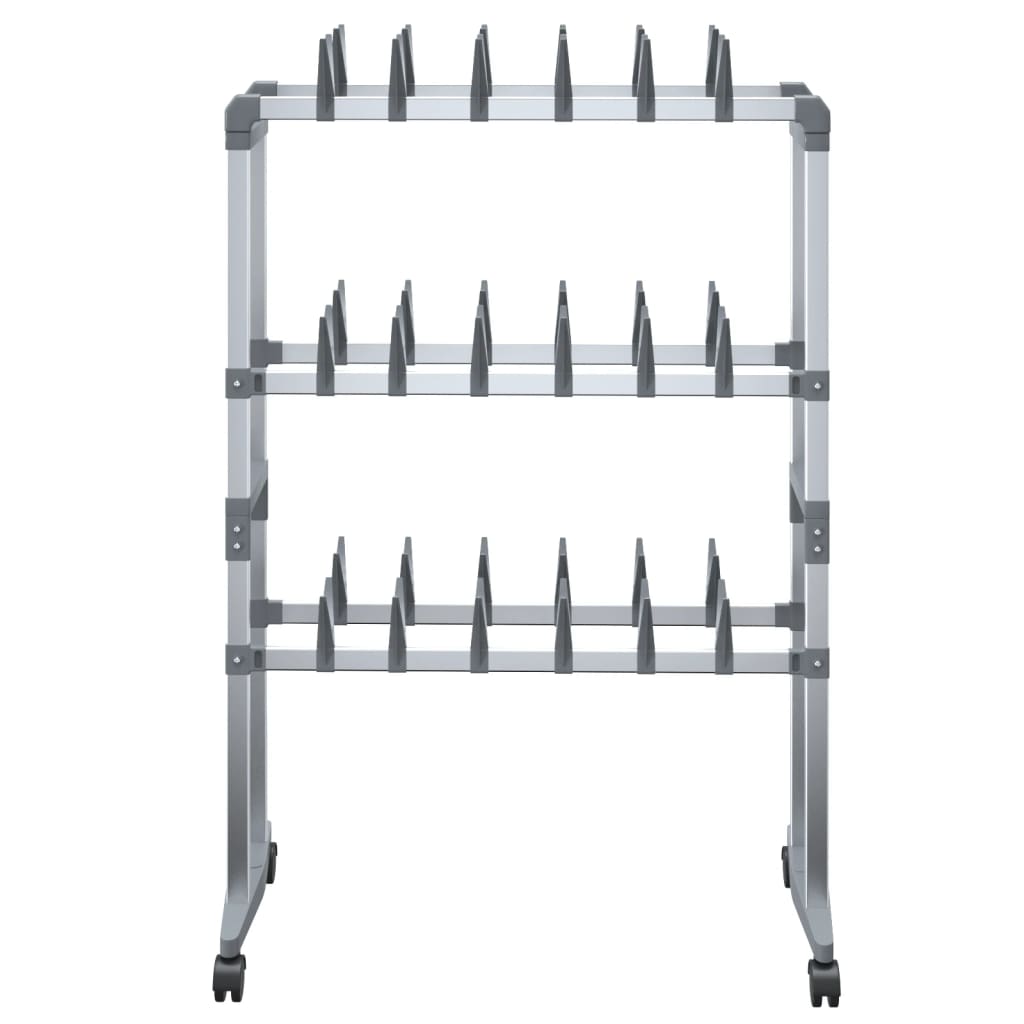 shoe-rack-with-wheels-silver-26-x10-6-x39-4-817795 At Willow and Wine USA!