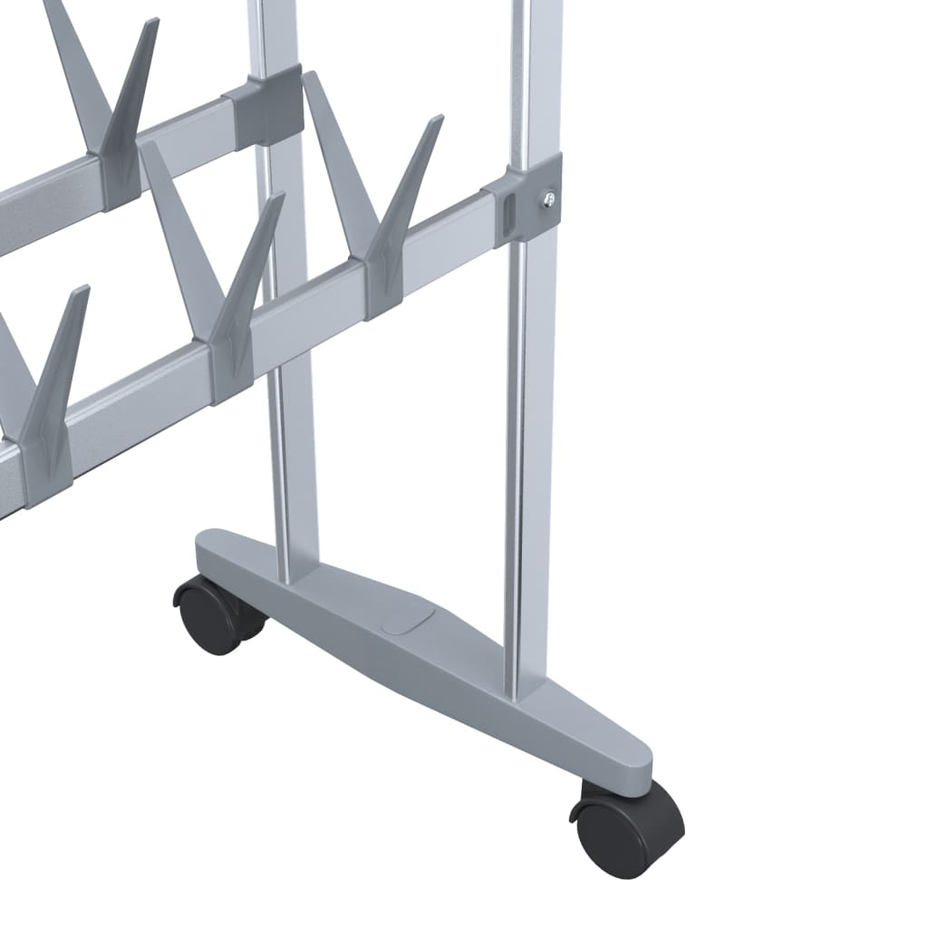 shoe-rack-with-wheels-silver-26-x10-6-x39-4-817795 At Willow and Wine USA!