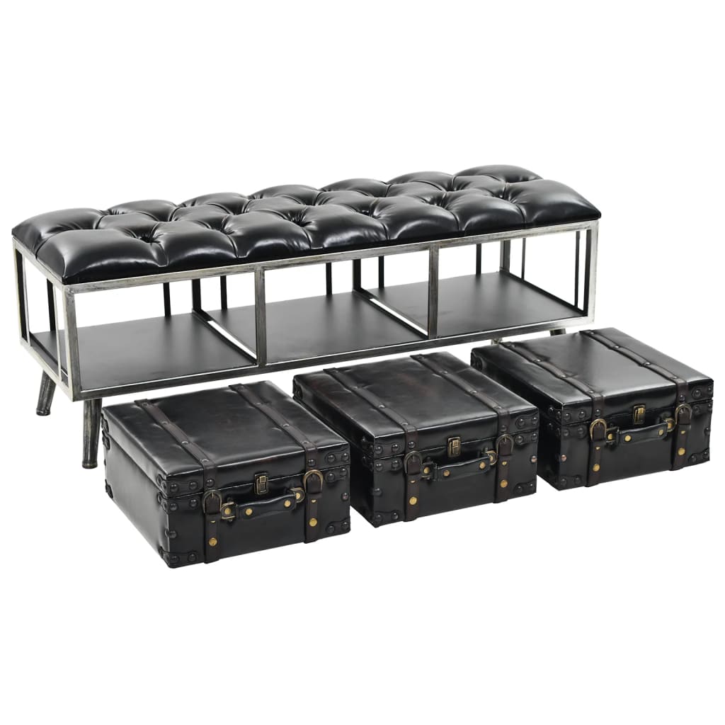 storage-bench-43-3-black-faux-leather At Willow and Wine USA!