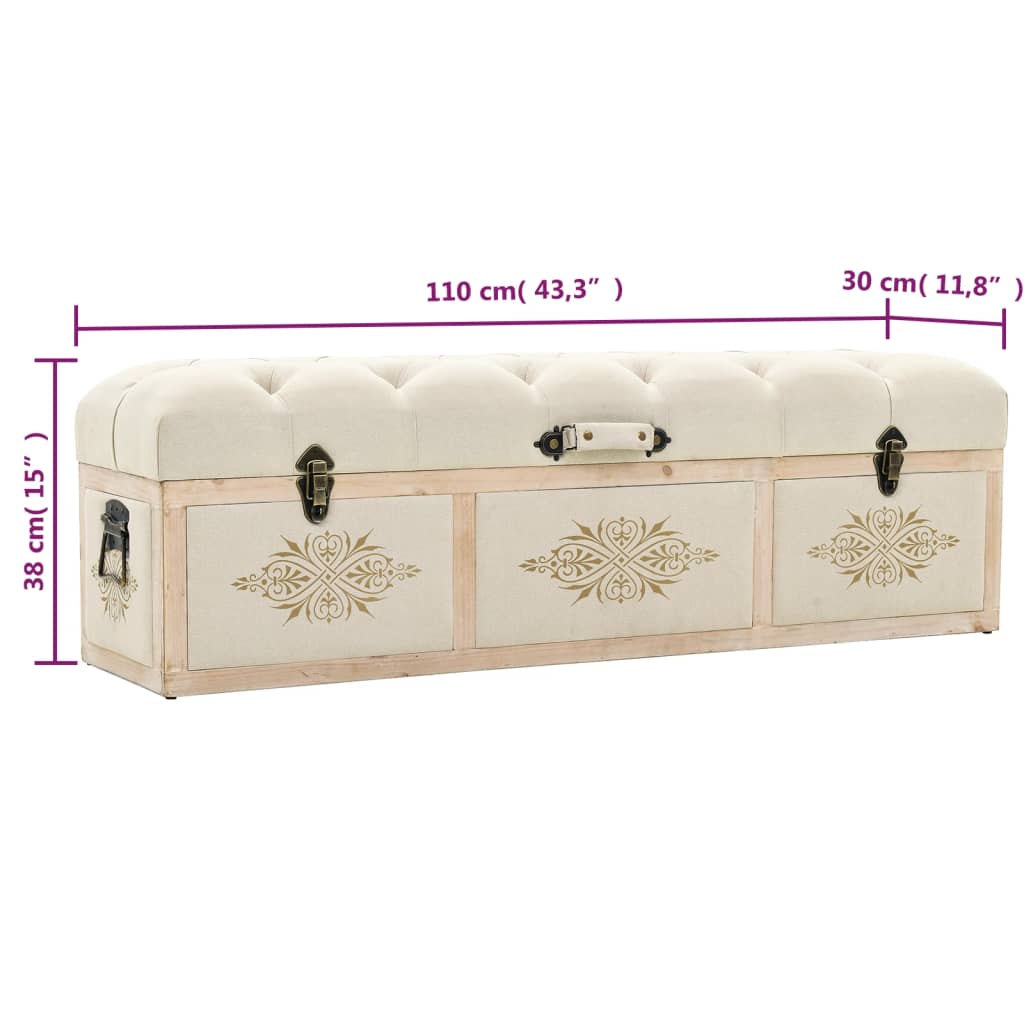 storage-bench-43-3-cream-solid-wood-fir At Willow and Wine USA!