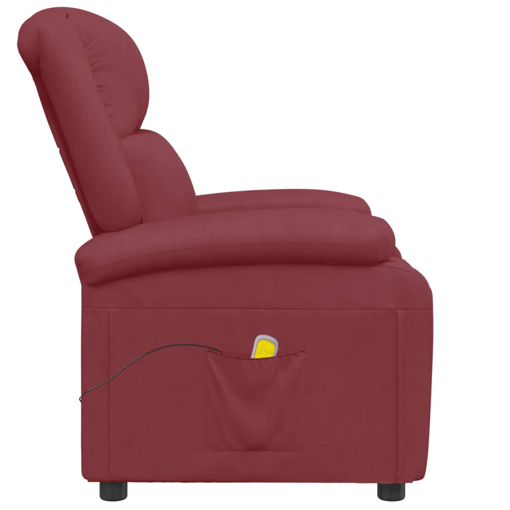 massage-chair-wine-red-faux-leather At Willow and Wine USA!