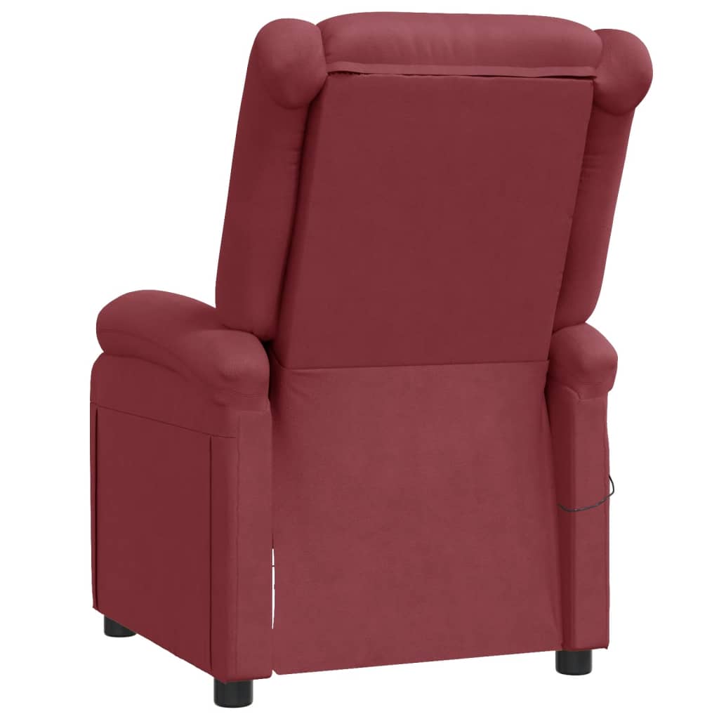 massage-chair-wine-red-faux-leather At Willow and Wine USA!