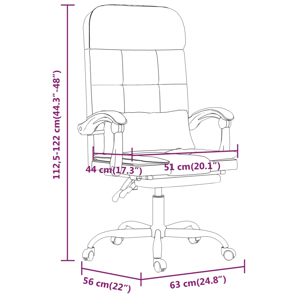 massage-reclining-office-chair-black-faux-leather-3 At Willow and Wine USA!