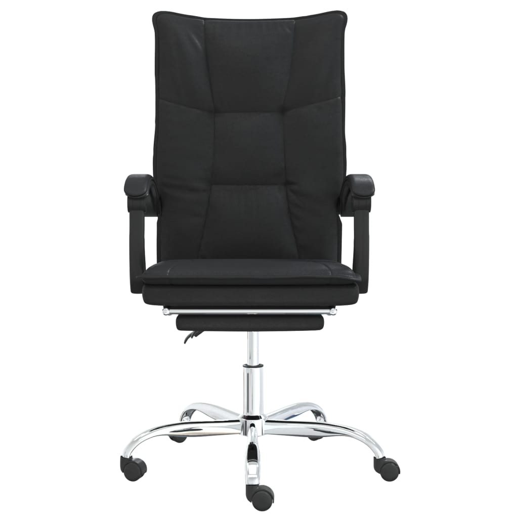 reclining-office-chair-black-faux-leather-2 At Willow and Wine USA!