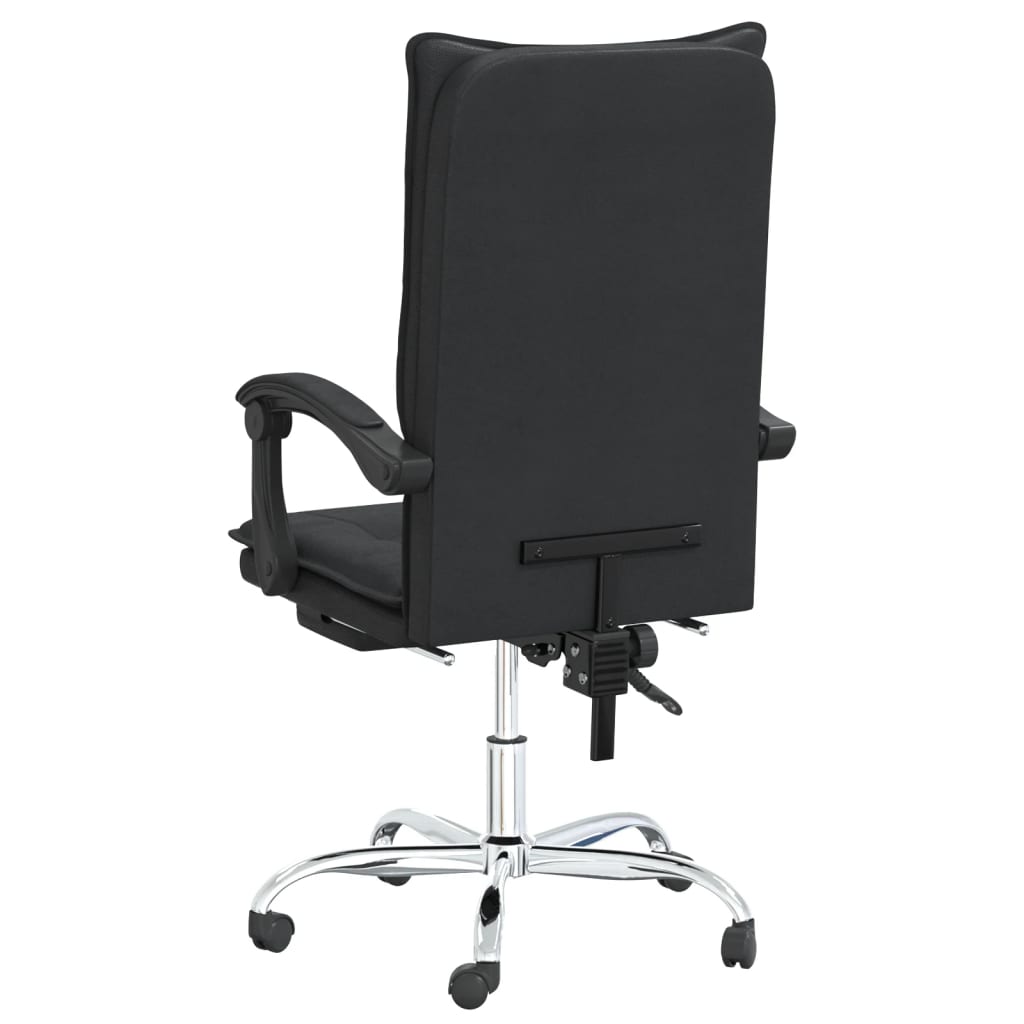 reclining-office-chair-black-faux-leather-2 At Willow and Wine USA!