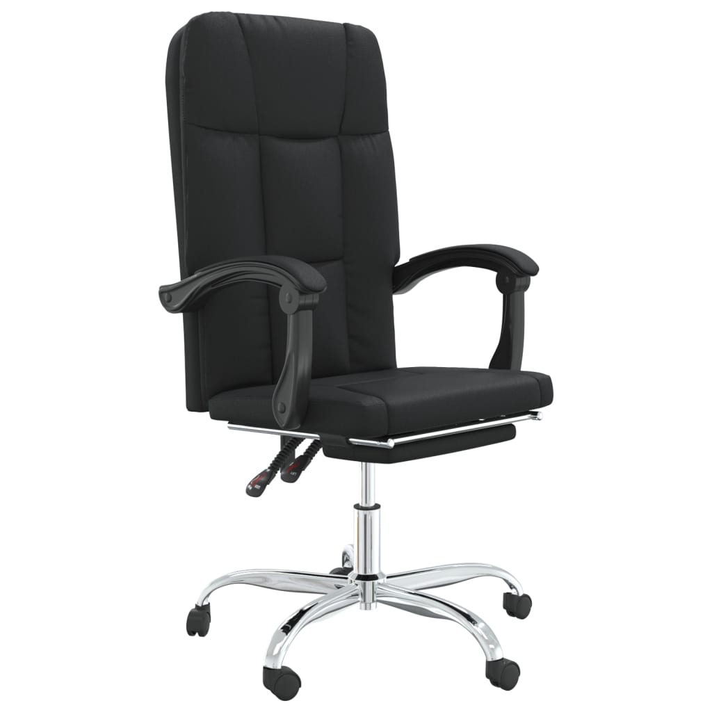 reclining-office-chair-black-faux-leather-3 At Willow and Wine USA!