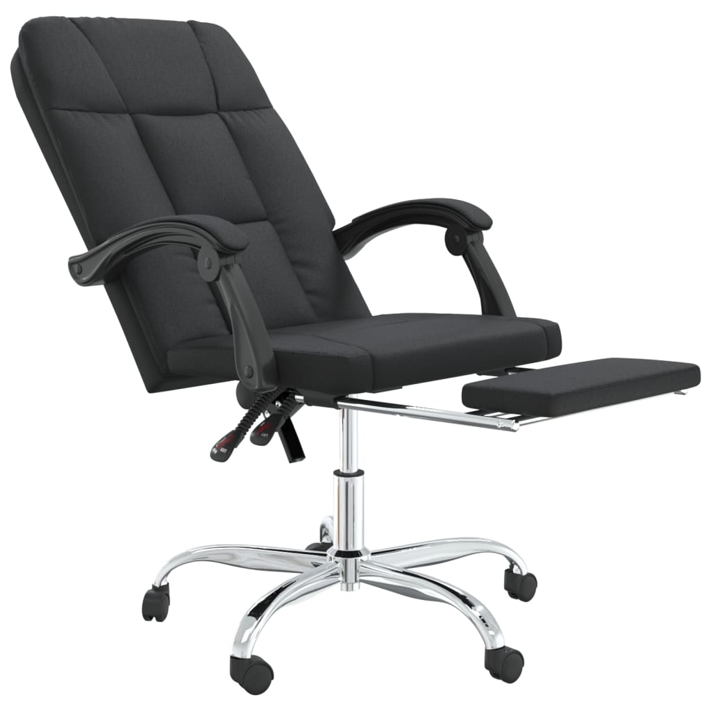 reclining-office-chair-black-faux-leather-3 At Willow and Wine USA!