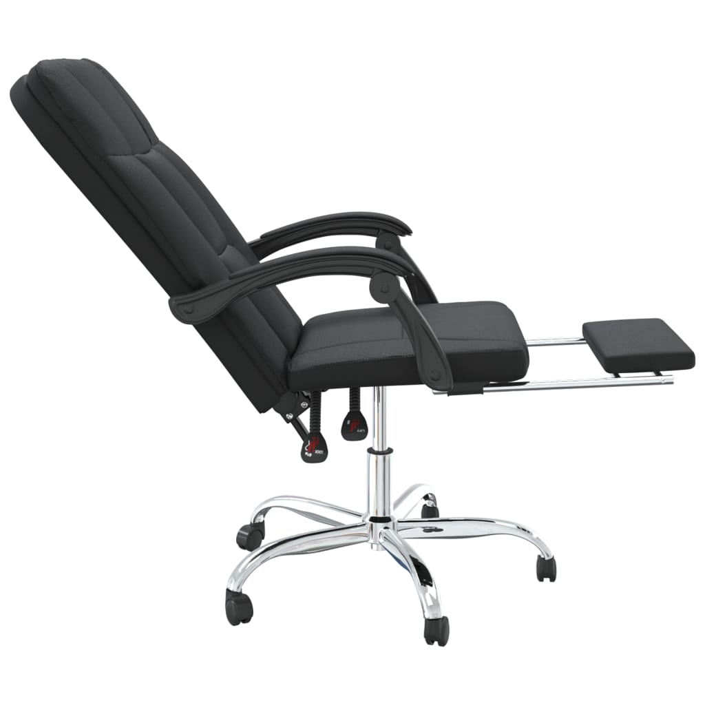 reclining-office-chair-black-faux-leather-3 At Willow and Wine USA!