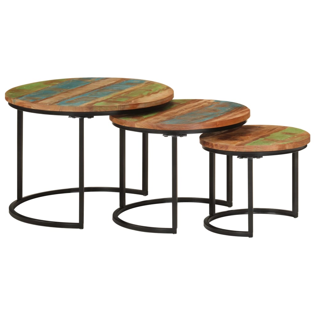 nesting-tables-3-pcs-solid-wood-acacia At Willow and Wine USA!