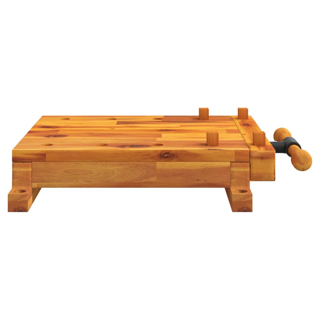 workbench-tabletop-with-vice-20-5-x17-3-x3-7-solid-wood-acacia At Willow and Wine USA!