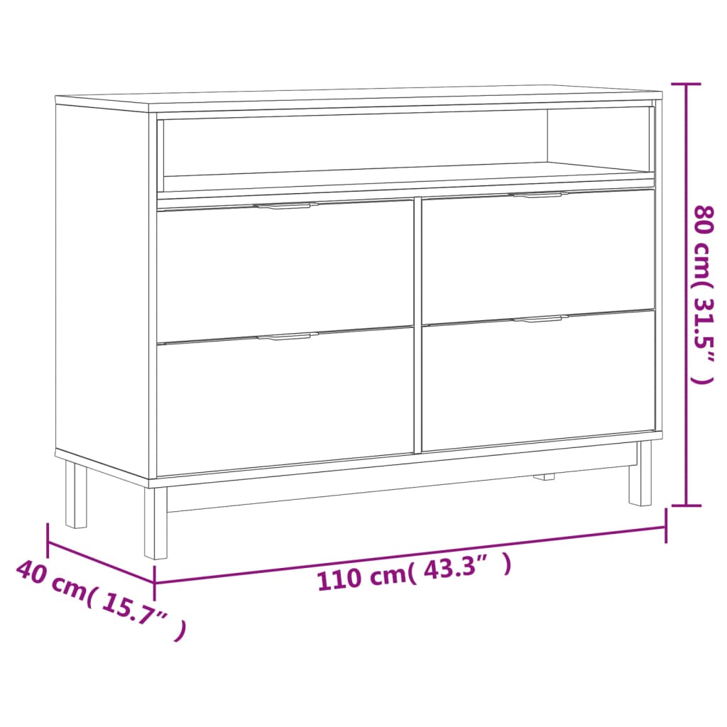 drawer-cabinet-flam-43-3-x15-7-x31-5-solid-wood-pine-1 At Willow and Wine USA!