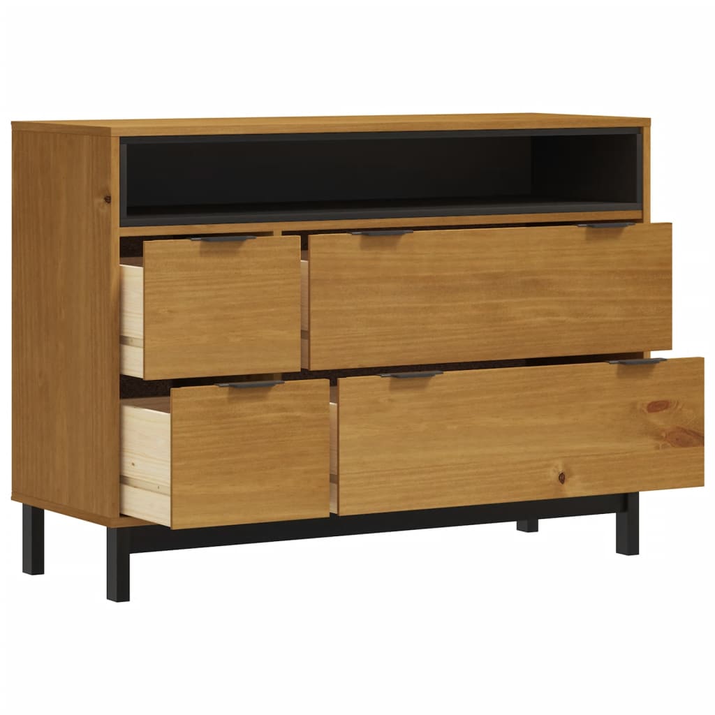 drawer-cabinet-flam-43-3-x15-7-x31-5-solid-wood-pine At Willow and Wine USA!