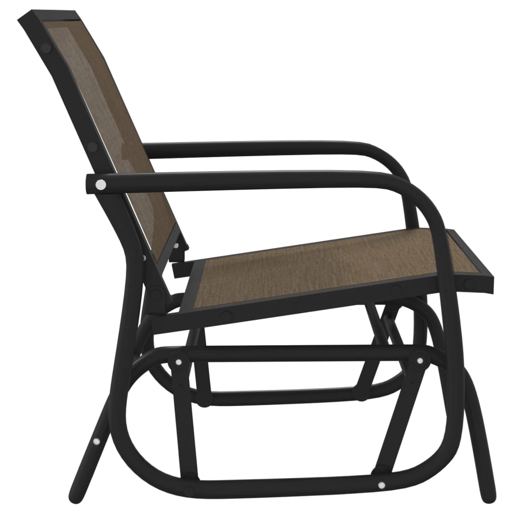 garden-glider-chairs-2-pcs-brown-24-x29-9-x34-3-textilene-steel At Willow and Wine USA!