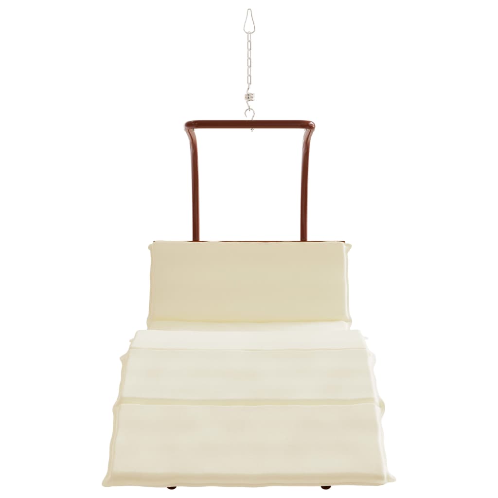 swing-chair-with-cushion-fabric-and-solid-wood-poplar At Willow and Wine USA!