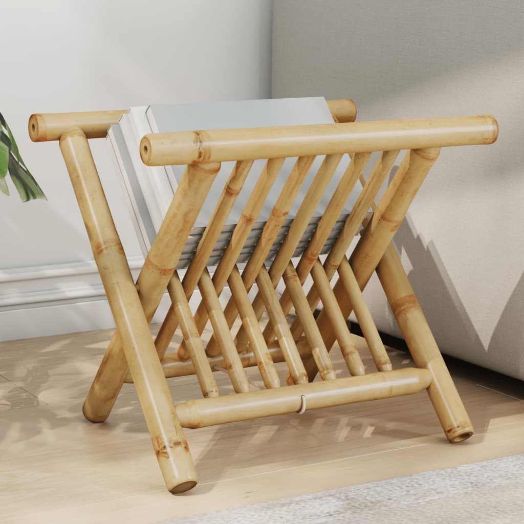 Magazine Rack 16.5"x12"x13.6" Bamboo