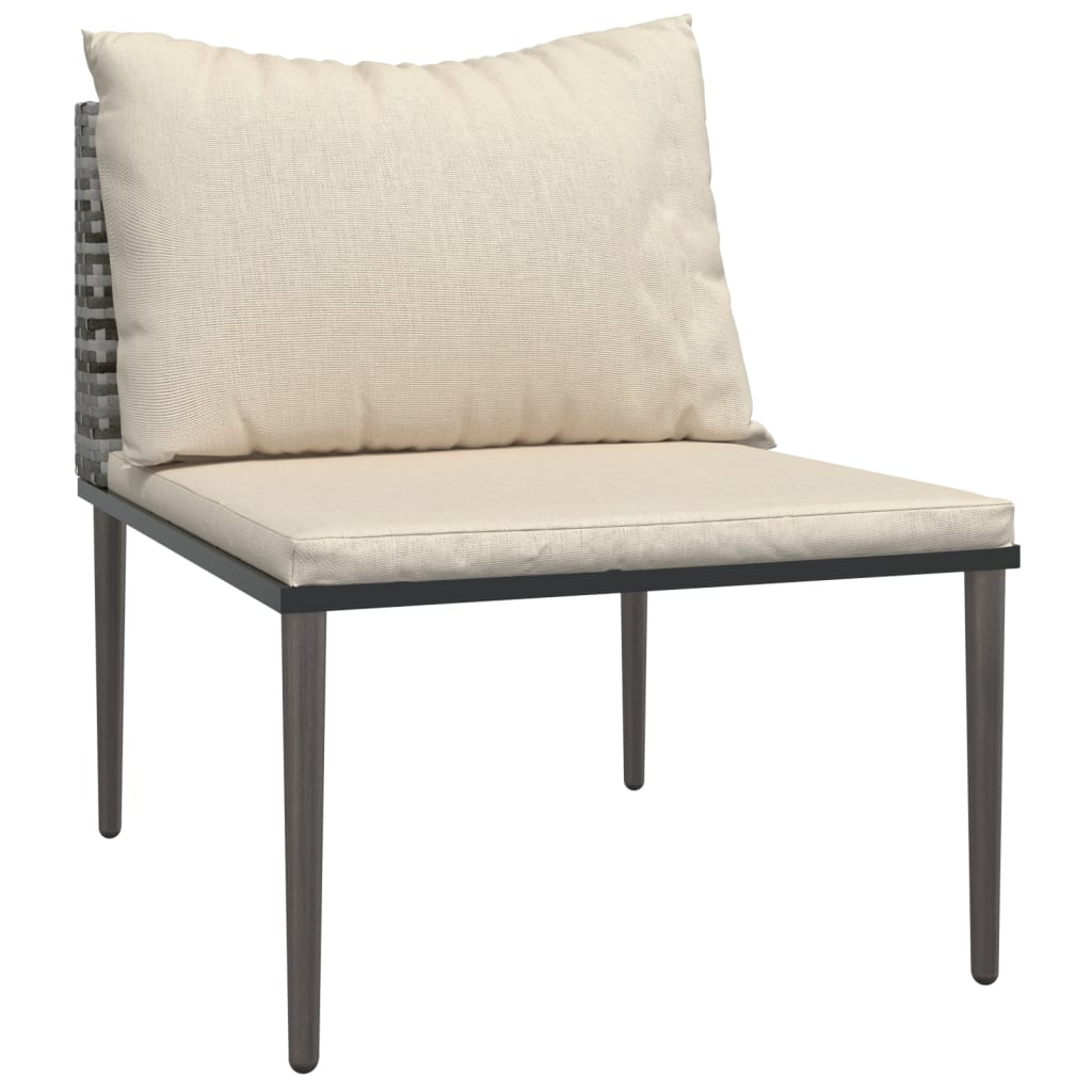 patio-middle-sofa-with-cushions-gray-poly-rattan At Willow and Wine USA!