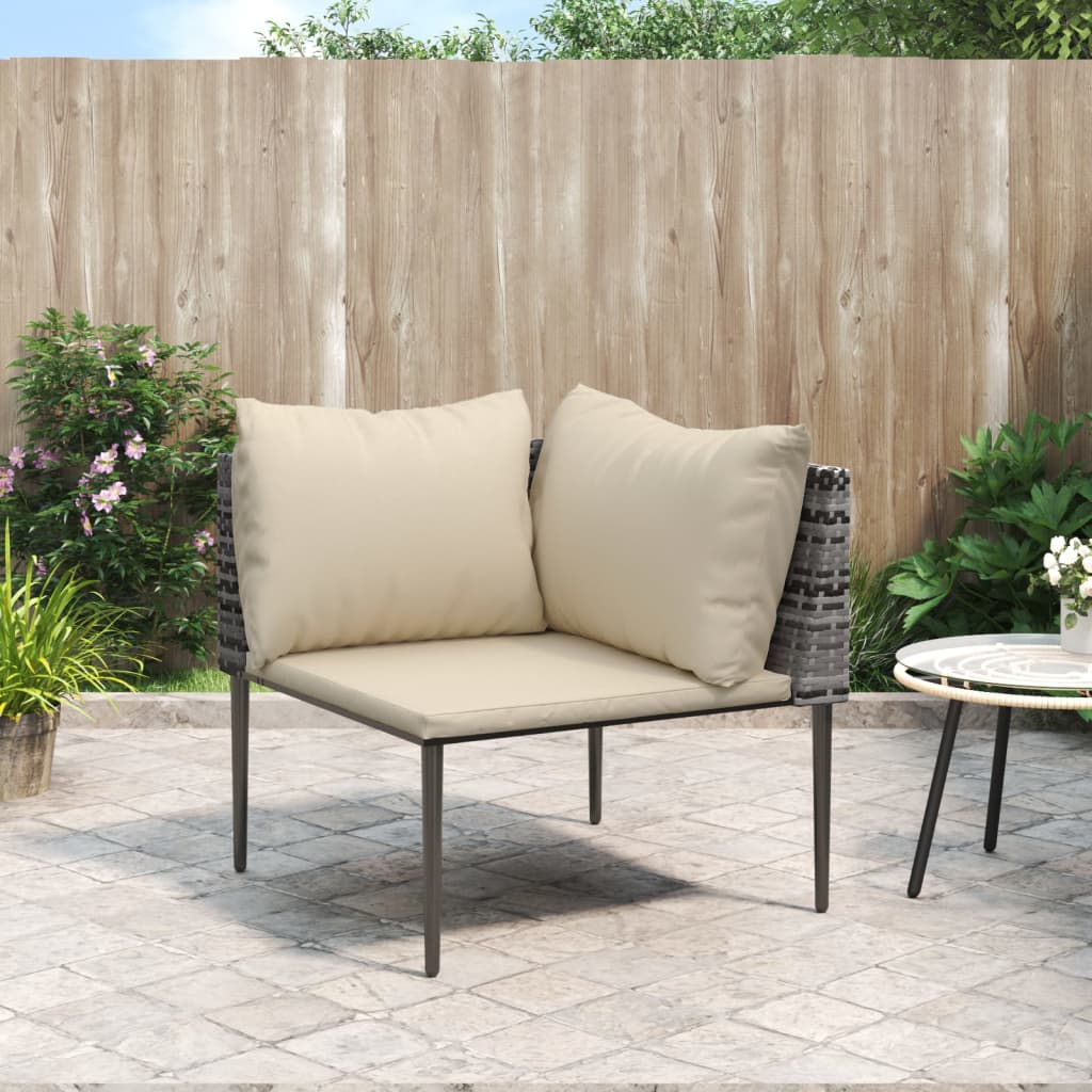 patio-corner-sofa-with-cushions-gray-poly-rattan At Willow and Wine USA!