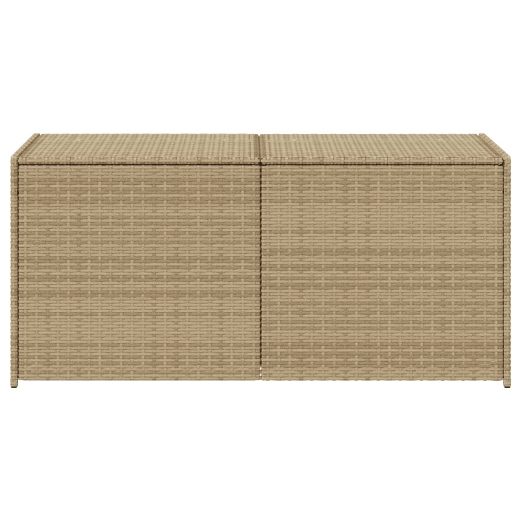 garden-storage-box-mix-beige-74-8-gal-poly-rattan At Willow and Wine USA!