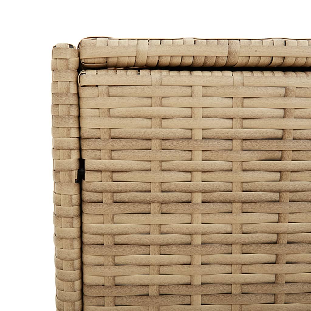 garden-storage-box-mix-beige-74-8-gal-poly-rattan At Willow and Wine USA!