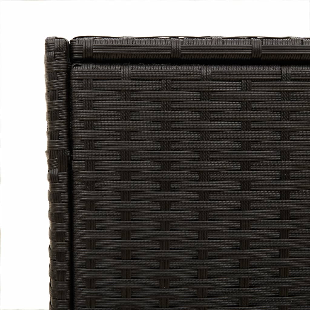 garden-storage-box-black-74-8-gal-poly-rattan At Willow and Wine USA!