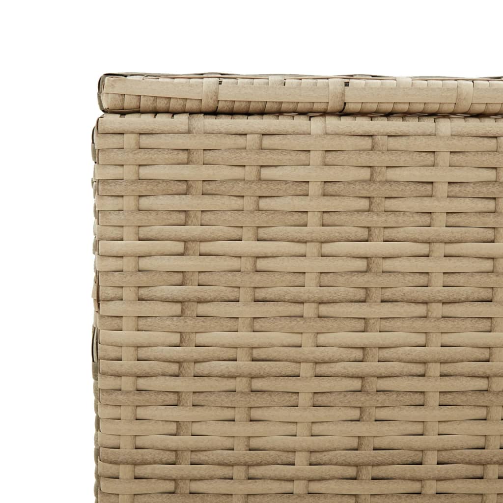 garden-storage-box-mix-beige-50-2-gal-poly-rattan At Willow and Wine USA!