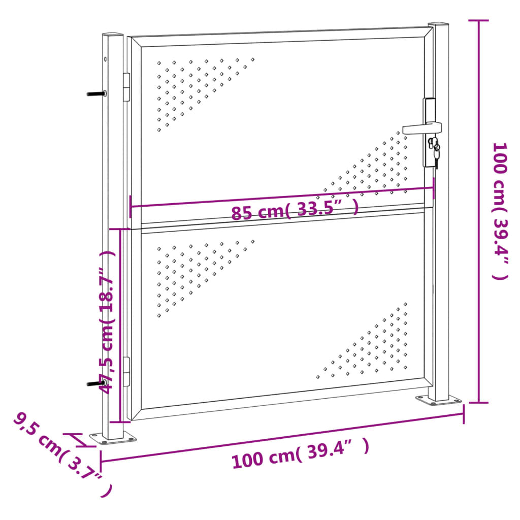 garden-gate-39-4-x39-4-stainless-steel-3 At Willow and Wine USA!